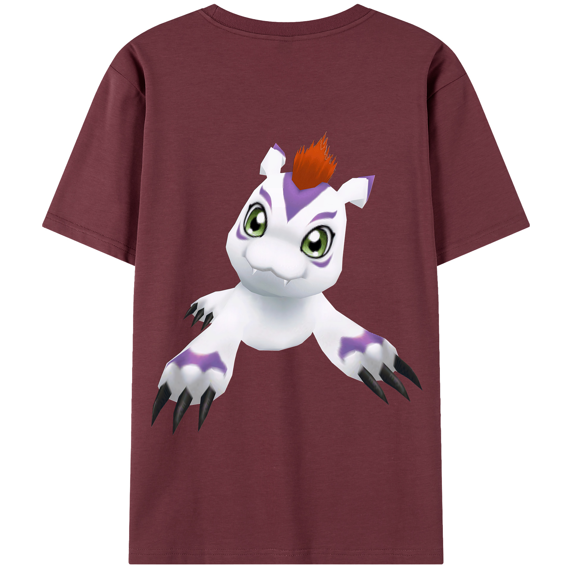 （画像用） Digimon デジタルモンスター/デジモン 綿100％半袖Tシャツ（背面プリント）